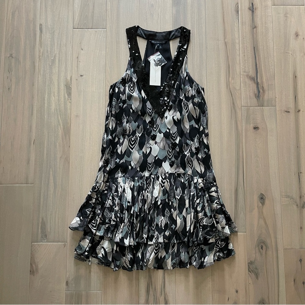 French Connection Jingle Jangle VNK Sequin Dress